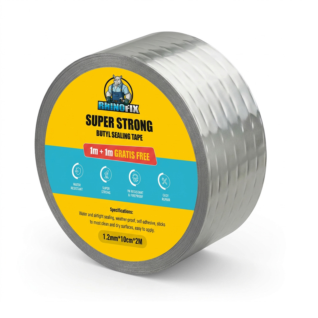 RHINOFIX – Superstarkes Butyl-Dichtungsband (1m + 1m GRATIS) – Bild 6