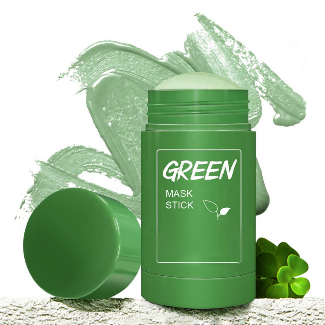 Hautreinigende Gesichtsmaske mit grünem Tee