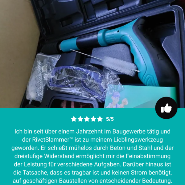 RIVETSLAMMER™ MINI-NAGLER – Bild 5