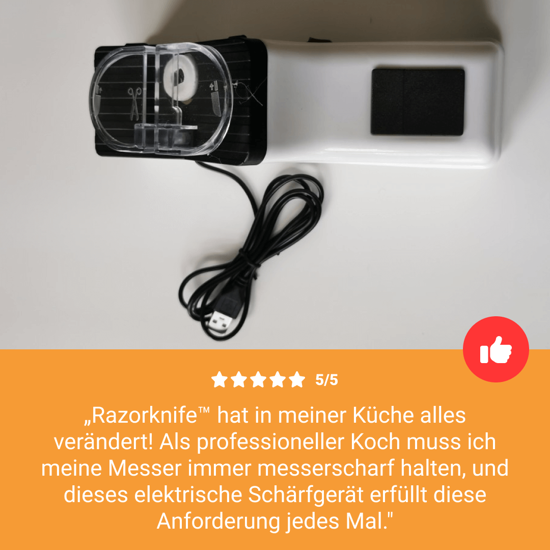 RAZORKNIFE™ ELEKTRISCHER MESSERSCHLEIFER – Bild 6