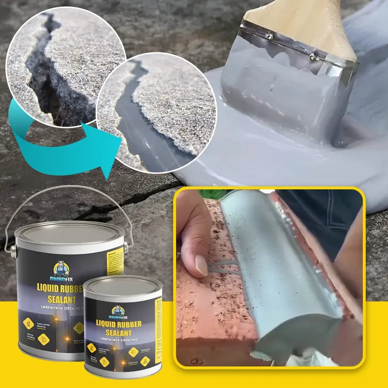 RHINOFIX GroutFlex – Flüssiggummi-Dichtmittel für Risse, Lecks und Abdichtung (in verschiedenen Größen erhältlich)